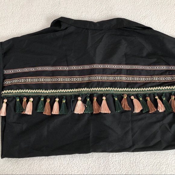 NOT FOR SALE RIGHT NOW! 
NWT Boohoo Plus Tassel Shirt Dress Size 14 - Picture 6 of 8